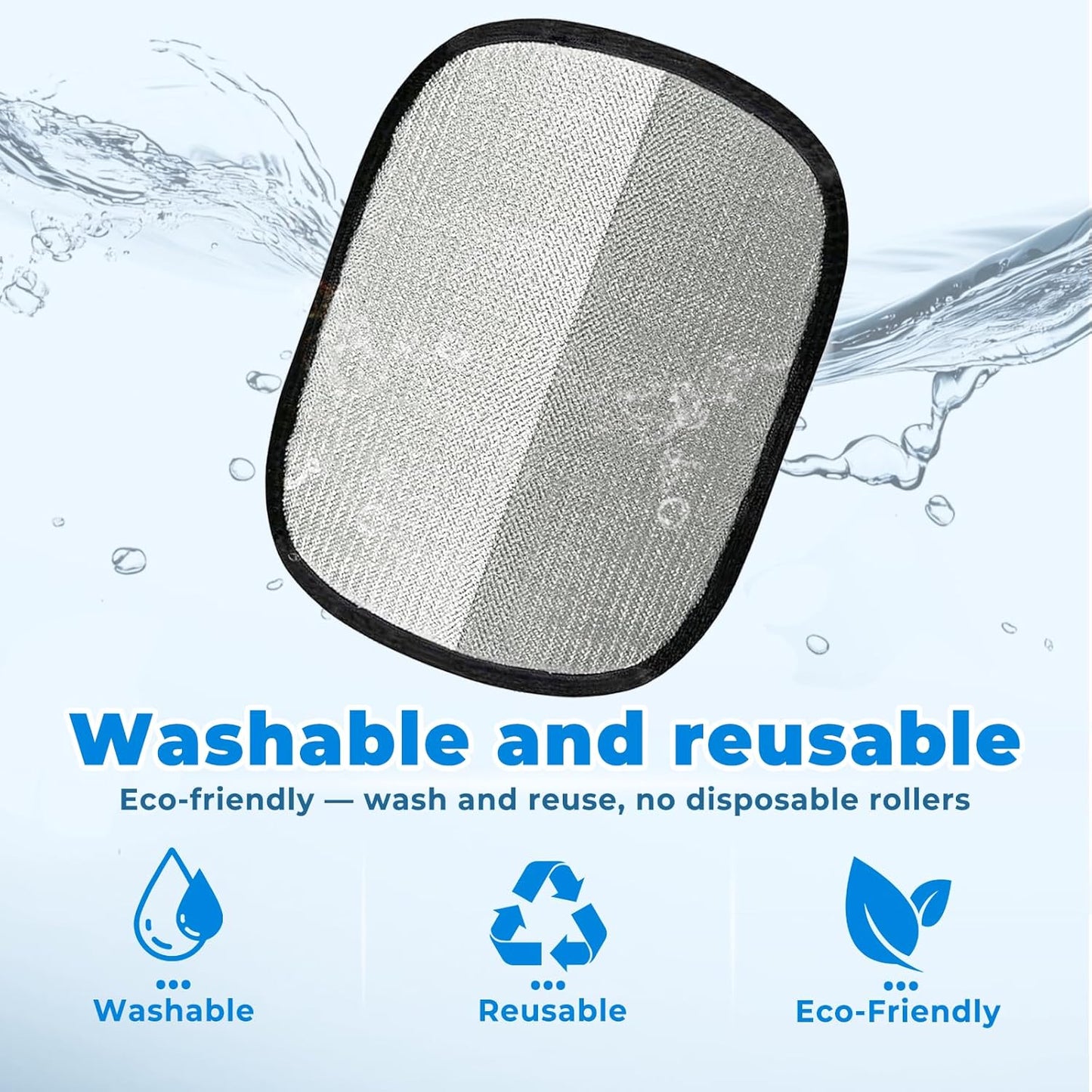 GRENTY 2 PCS Pet Hair Removal Glove for Dogs & Cats, Upgraded Five-Finger Electrostatic Magic Brush Pet Hair Remover, Pet Hair Removal Tools for Clothing, Carpet, Sofa Gaps, Car Seat